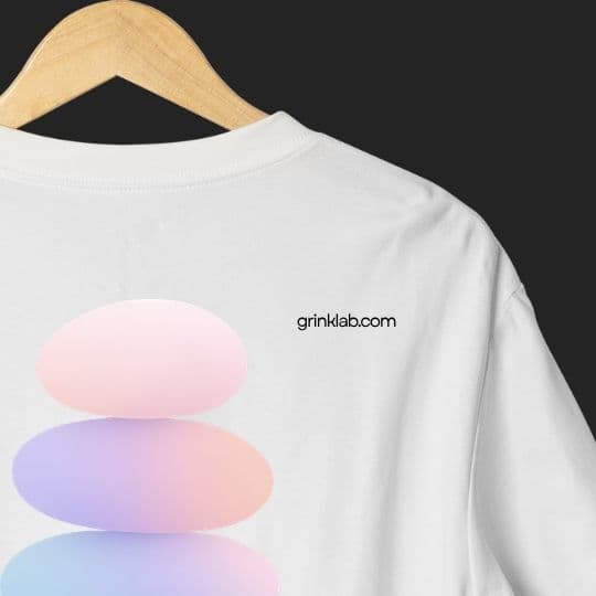 Pebble Stack Tee mockup