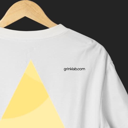 Quiet Triangle Tee mockup