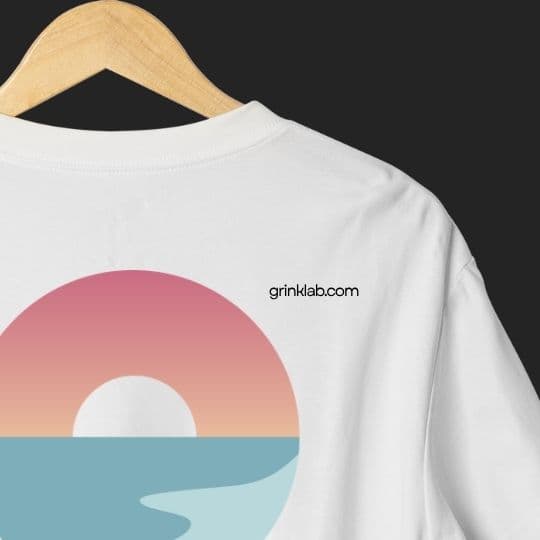 Soft Horizon Tee mockup